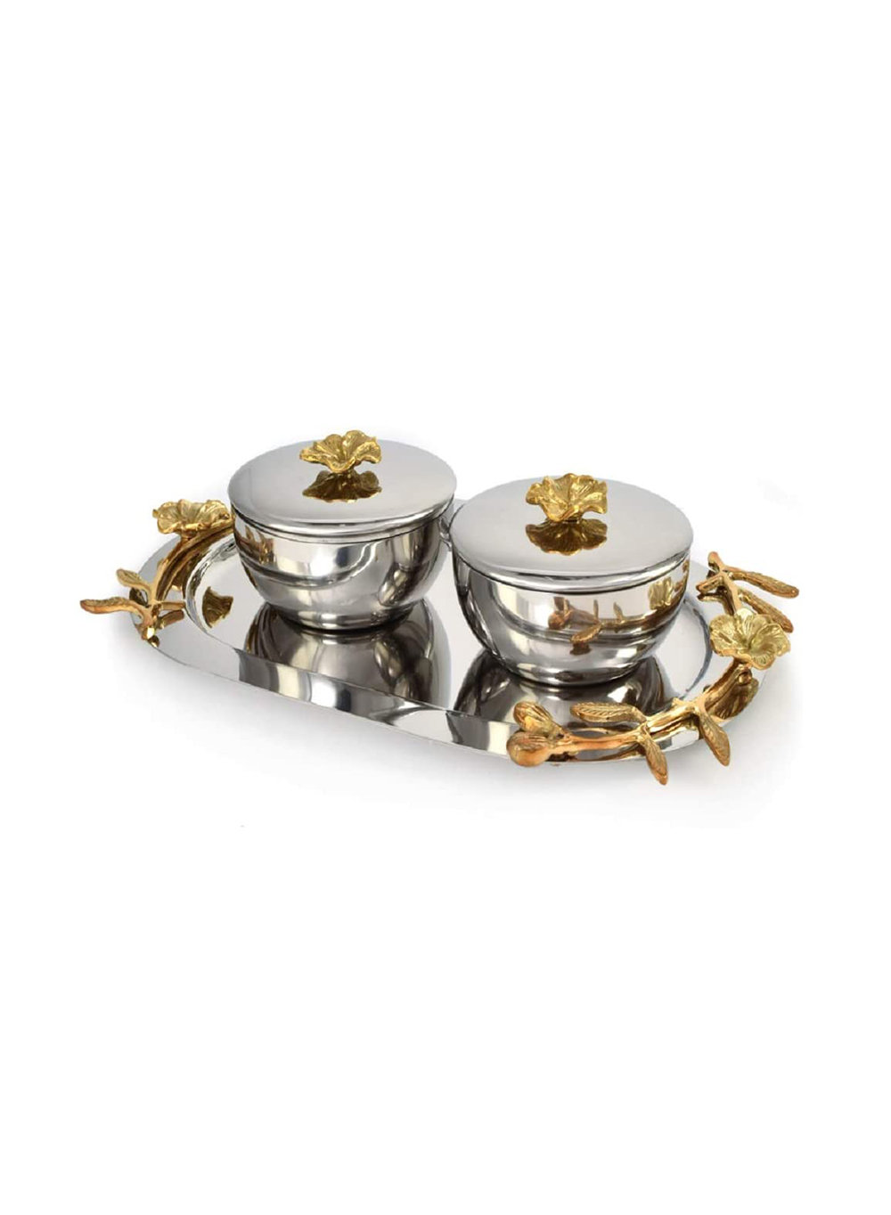 House of Hampton® Chula 3 Piece Serving Tray Set & Reviews